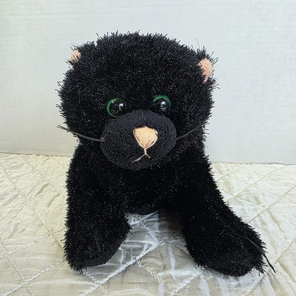Ganz Webkinz Black Cat HM 135-Green Eyes 8